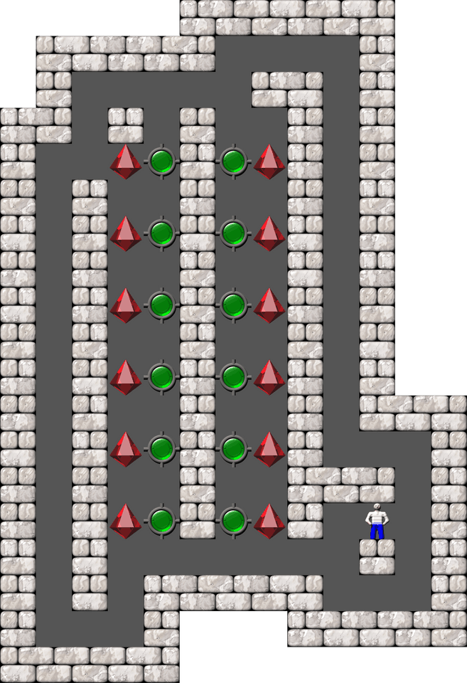 Sokoban Chrysalis Collection 10 level 21